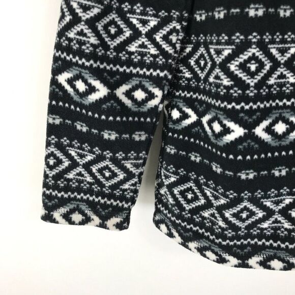 Eddie Bauer 1/4 Zip Fleece Pullover Women's XL Sweater Outdoor Winter Aztec Geo - Picture 2 of 11
